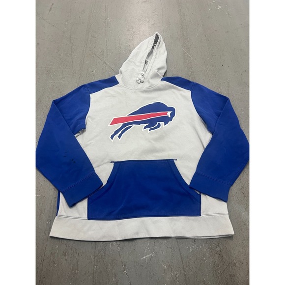 Fanatics Other - Fanatics Buffalo Bills Hoodie Mens Large White Blue Graphic Long Sleeve Football